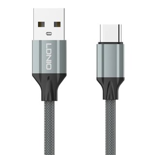 LDNIO καλώδιο USB-C σε USB LS441, 2.4A, 1m, γκρι