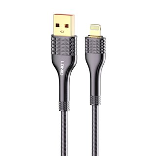 LDNIO καλώδιο Ligntining σε USB LS652, 30W, 2m, γκρι