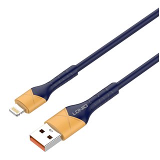 LDNIO καλώδιο Lightning σε USB LS801, 30W, 1m, μπλε
