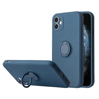 VENNUS θήκη Silicone Ring VNS-0070 για iPhone 14 Pro, μπλε