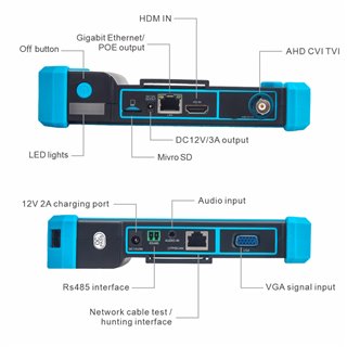 NOYAFA CCTV & IP tester NF-IPC715, 8MP CVI/TVI/AHD
