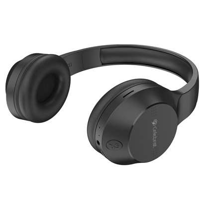 CELEBRAT headphones A27, wireless & wired, Bluetooth 5.3, Φ40mm, μαύρα