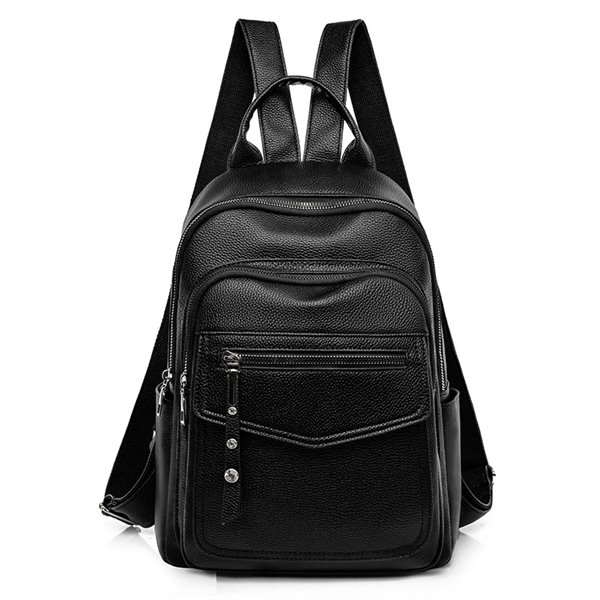 ROXXANI γυναικεία τσάντα πλάτης LBAG-0023, μαύρη