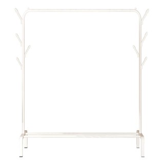 Κρεμάστρα δαπέδου HUH-0127, μεταλλική, 110x40x150cm, λευκή