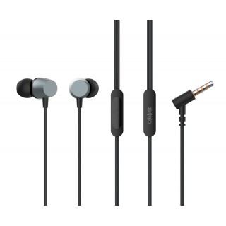 CELEBRAT earphones με μικρόφωνο D10, 3.5mm, 1.2m, μαύρα