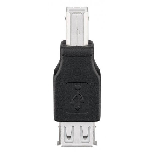 GOOBAY αντάπτορας USB σε USB Type B 50291, θηλυκό σε αρσενικό, μαύρος