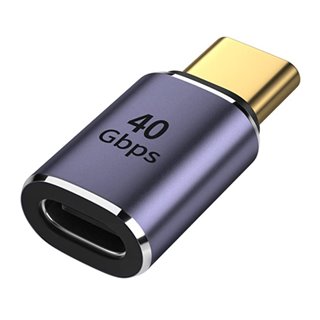 POWERTECH αντάπτορας USB-C PTH-109, μαγνητικός, 100W, 40Gbps, γκρι