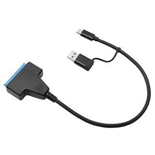 POWERTECH καλώδιο USB-C/USB σε SATA CAB-UC076, 2.5" HDD/SSD 6Gbps, μαύρο