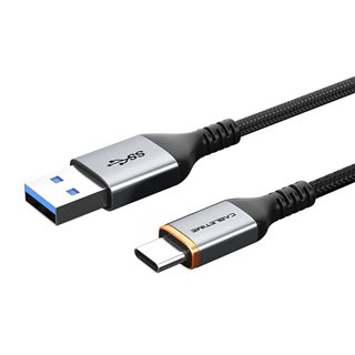 CABLETIME καλώδιο USB-C σε USB CT-AMCMG1, 3A, 5Gbps, 1m, μαύρο