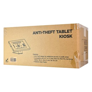 BRATECK επιτραπέζια βάση tablet PAD34-02, αντικλεπτική, 9.7-11", λευκή
