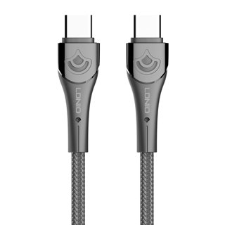 LDNIO καλώδιο USB-C σε USB-C LC861C, 65W PD, 1m, γκρι