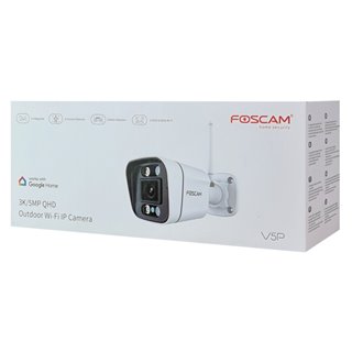 FOSCAM smart IP κάμερα V5P, 5MP 3K, 6x zoom, WiFi, IP66, Onvif, λευκή