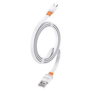 CELEBRAT καλώδιο USB-C σε USB CB-33C, flat, 3A, 1m, λευκό