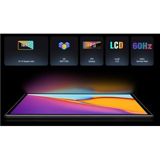 CHUWI tablet Hi10 XPro, 10.1" HD, 4/128GB, 4G, 5000mAh, Android 13, γκρι