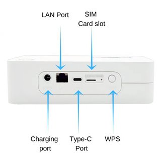 OLAX router 5G LTE G5010 με LAN θύρα, Wi-Fi 6, dual band, 4000mAh