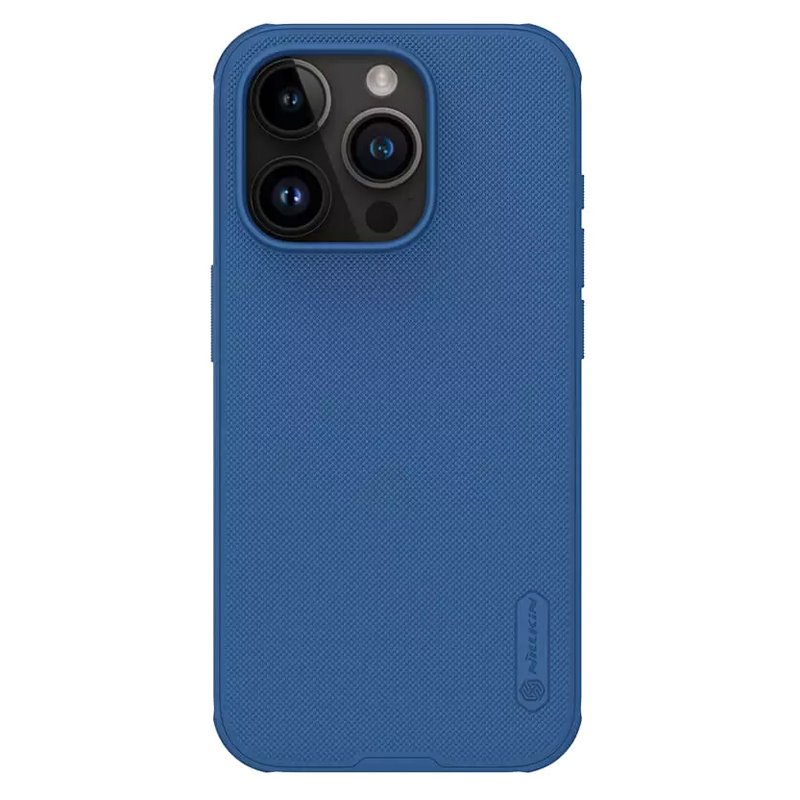 NILLKIN θήκη Super Frosted Shield Pro για iPhone 15 Pro, μπλε