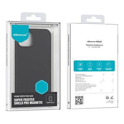 NILLKIN θήκη Super Frosted Shield Pro Magnetic για iPhone 15, μαύρη