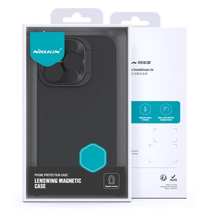 NILLKIN θήκη LensWing Magnetic για iPhone 15 Pro, μαύρη
