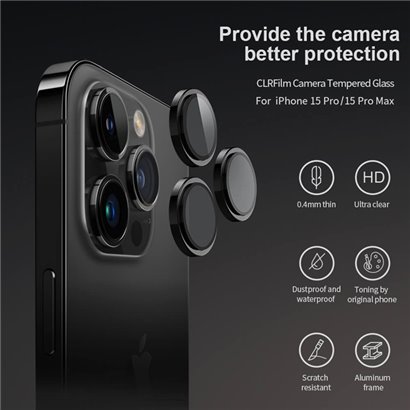 NILLKIN tempered glass CLRFilm κάμερας για iPhone 15 Pro/15 Pro Max