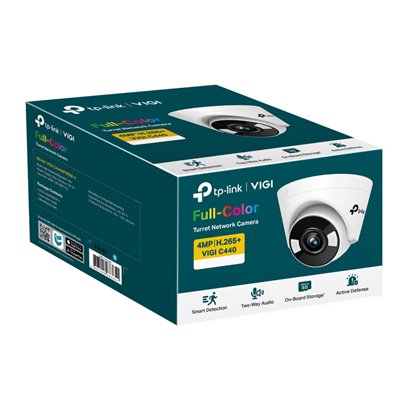 TP-LINK IP κάμερα VIGI C440, 4mm, 4MP, PoE, SD, Ver. 1.0