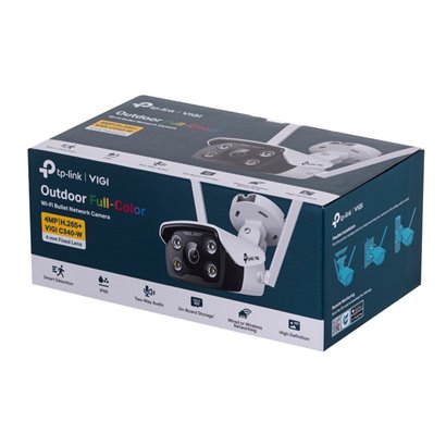TP-LINK IP κάμερα VIGI C340-W, 4mm, 4MP, Wi-Fi, SD, IP66, Ver. 1.0