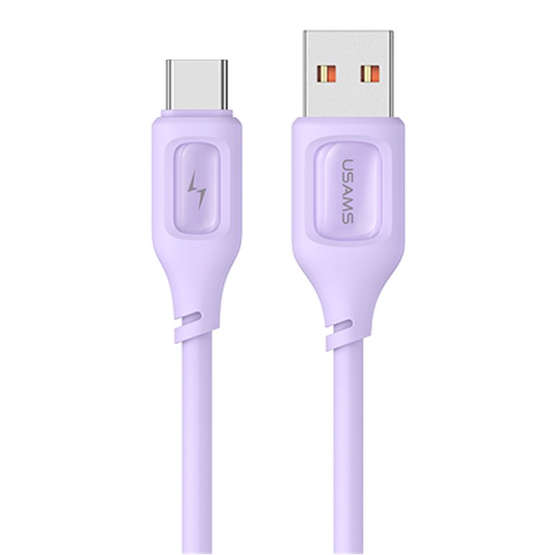 USAMS καλώδιο USB-C σε USB US-SJ619, 3A, 1m, μωβ