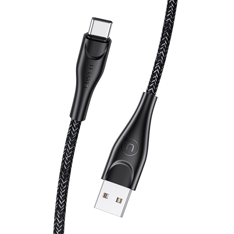 USAMS καλώδιο USB-C σε USB US-SJ392, 2A, 1m, μαύρο