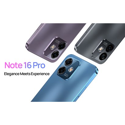 ULEFONE smartphone Note 16 Pro, 6.52", 8/512GB, octa-core, 50MP, μπλε