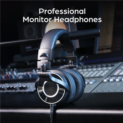 ONEODIO headset Monitor 60, 6.35mm & 3.5mm σύνδεση, Hi-Res, 50mm, μαύρο