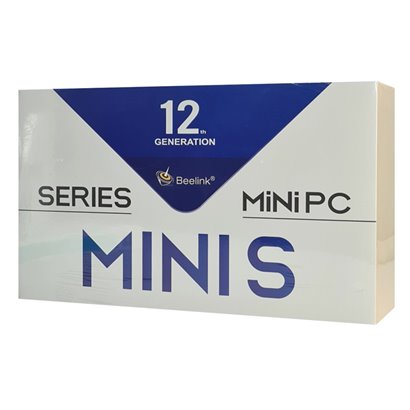 BEELINK mini PC MINI S12, Intel CPU N95, 16GB, 500GB SSD, Windows 11 Pro