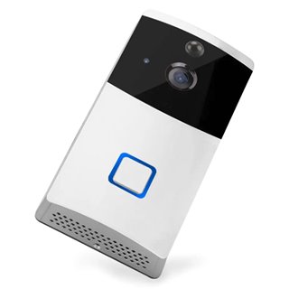SECTEC smart κουδούνι με κάμερα ST-WD03-TY, WiFi, 1080p, PIR, λευκό