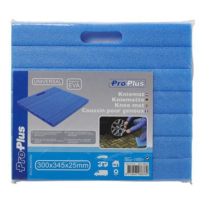 PROPLUS αφρώδες μαξιλάρι γονατίσματος 580012, 30x34.5x2.5cm, μπλε