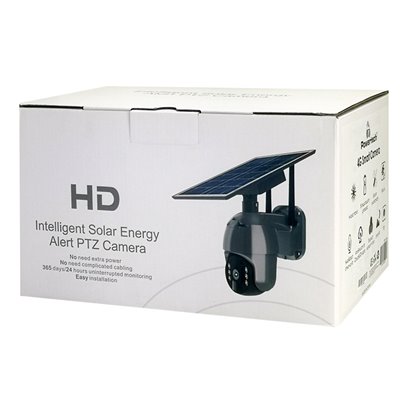 POWERTECH smart ηλιακή κάμερα PT-1174, 3MP, 4G, SD, PTZ, IP65