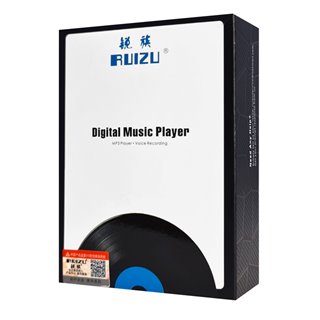 RUIZU MP3 player C1 με οθόνη αφής 2.4", 32GB, ελληνικό μενού, μαύρο